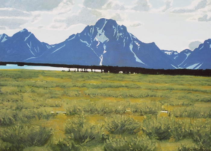 Mt. Moran, Fine Oil Painting