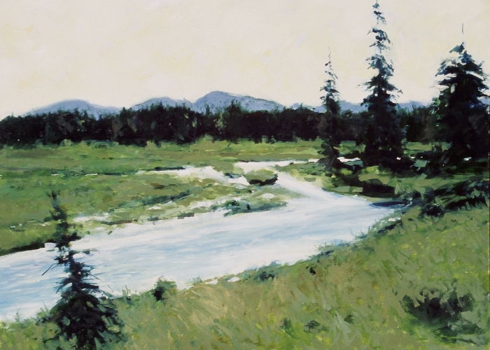 Gallatin Headwaters, Fine Oil Painting