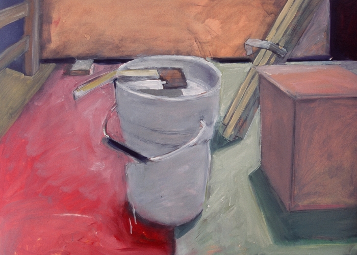Still Life with Bucket, Fine Oil Painting