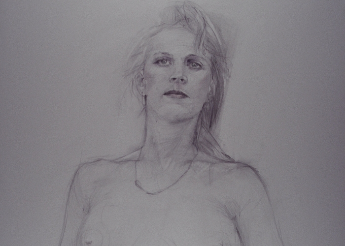 Kristie Pastel Portrait, fine art sketch
